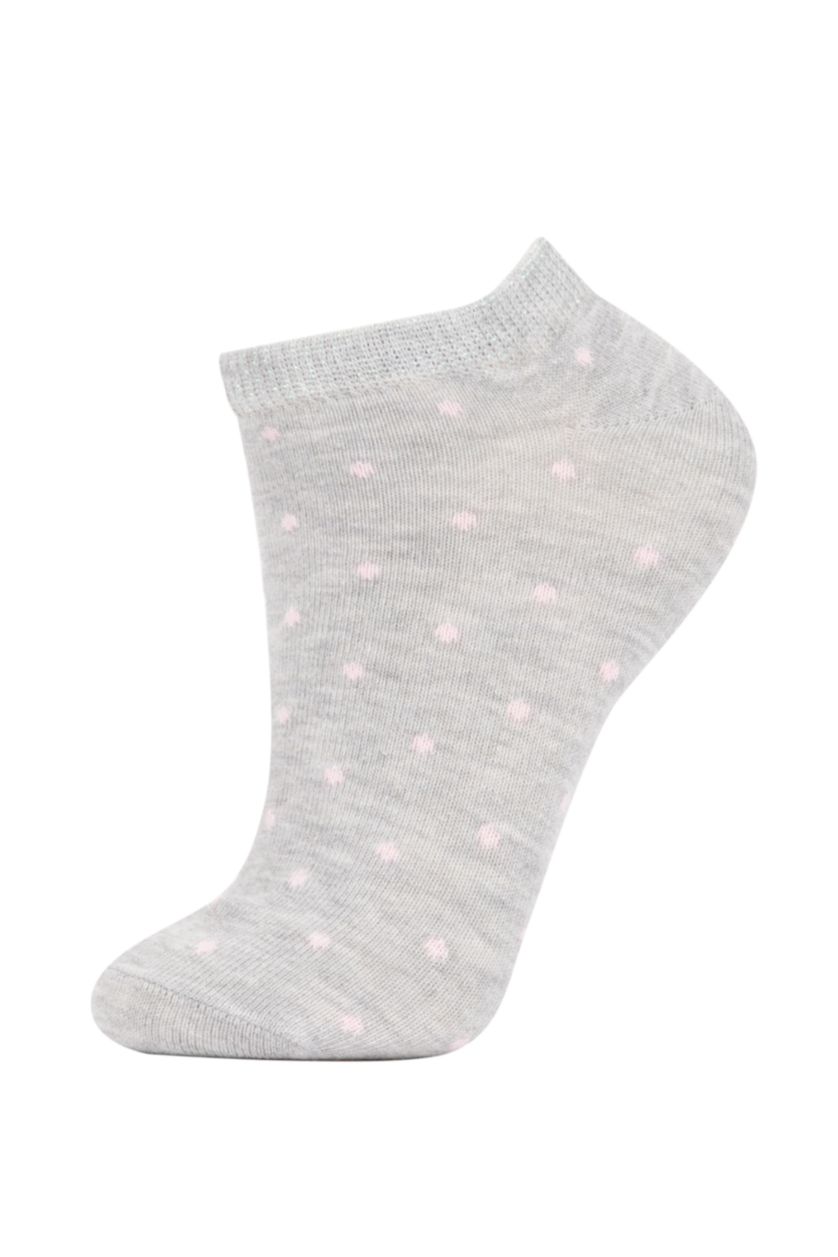 WOMAN MIXED Women 3 Pack Cotton Booties Socks