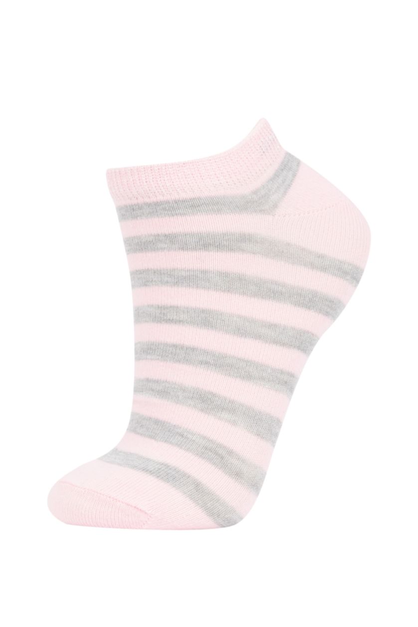 WOMAN MIXED Women 3 Pack Cotton Booties Socks