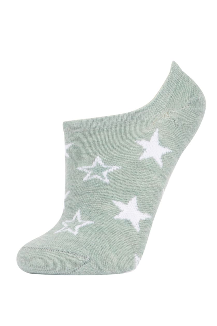 Kadın Karma Kadın 3'lü Pamuklu Sneaker Çorap