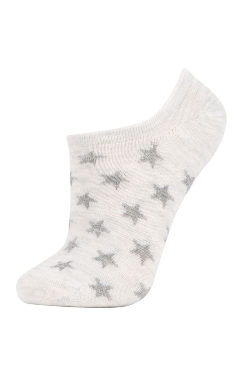 Kadın Karma Kadın 3'lü Pamuklu Sneaker Çorap