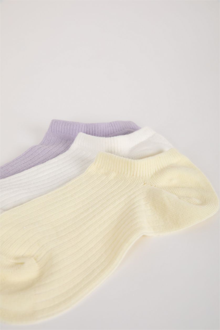 Kadın Karma 3'lü Pamuklu Sneaker Çorap