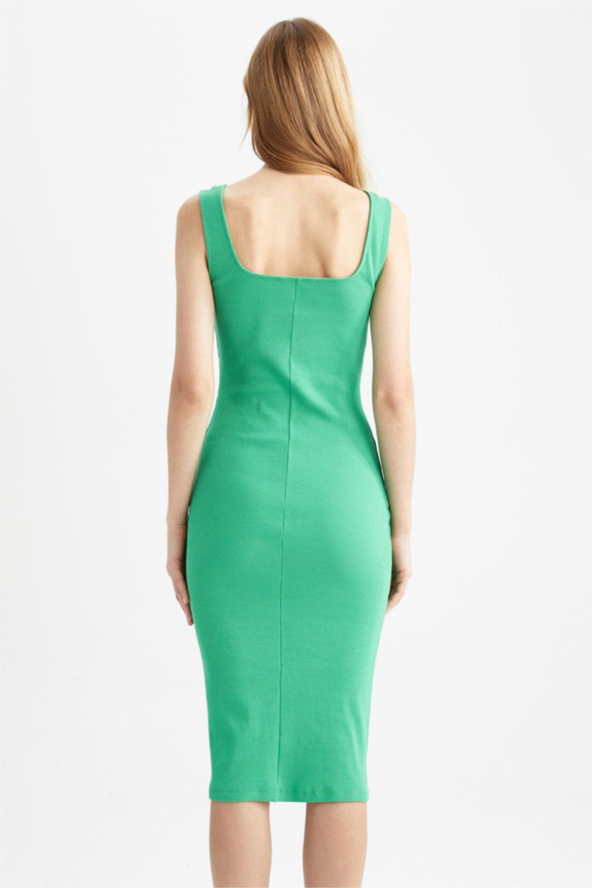 FEMME Vert Camisole Midi Dress