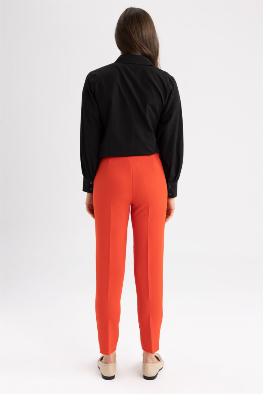WOMAN Red Carrot Fit Carrot Trousers