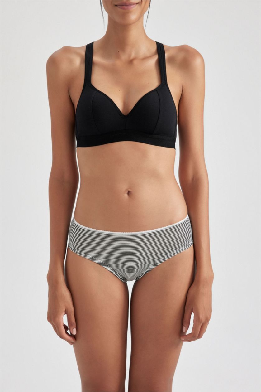 WOMAN Grey Melange Fall in Love 2-Pack Slip Panties