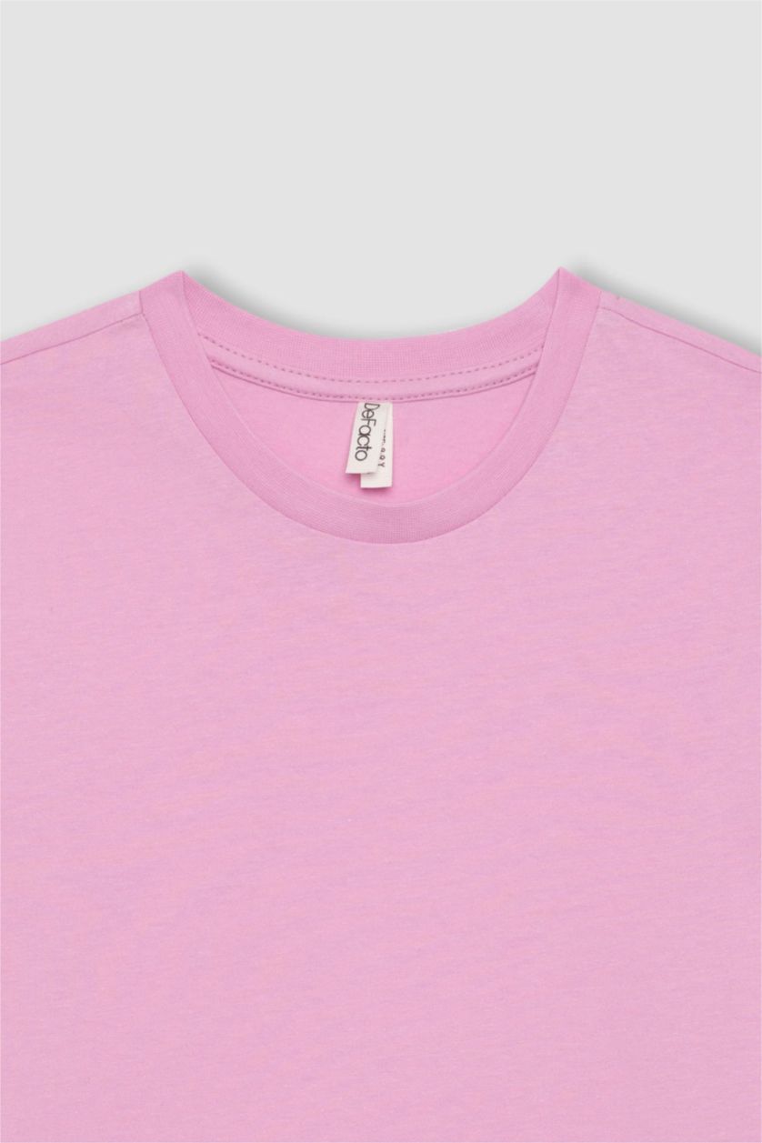 بنات زهري تي شيرت بناتي نص ردن قصة عادية