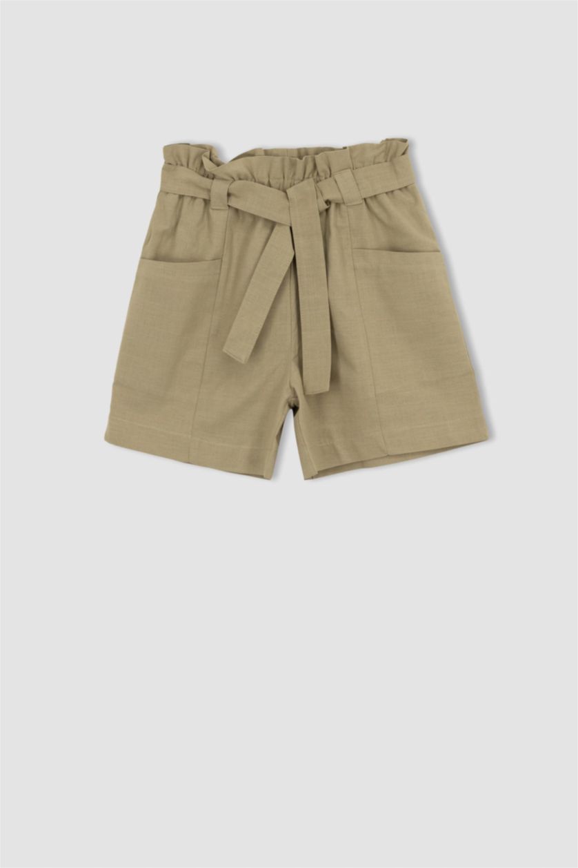 GIRLS & TEENS Stone Girl Paperbag Fit Shorts