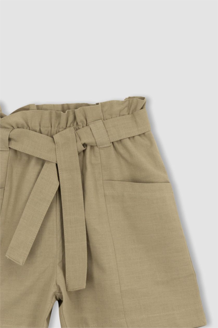 GIRLS & TEENS Stone Girl Paperbag Fit Shorts