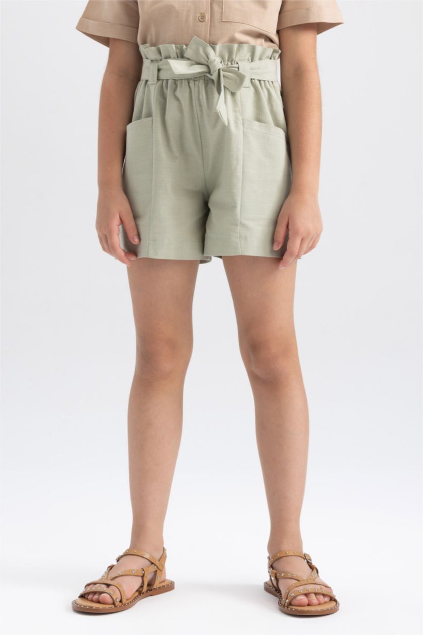 GIRLS & TEENS Mint Girl Paperbag Fit Shorts