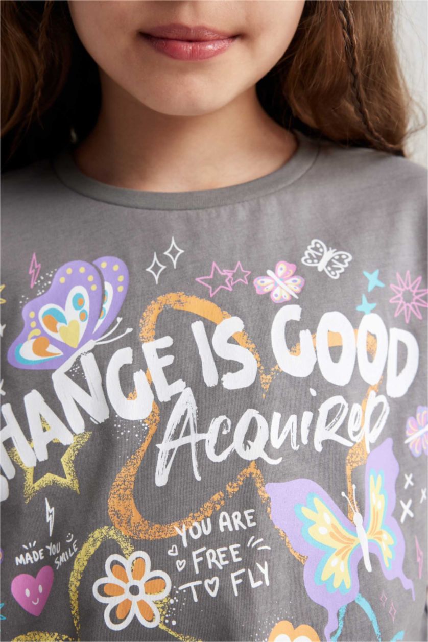 Девочки и подростки Серый Кроп топ для девочек