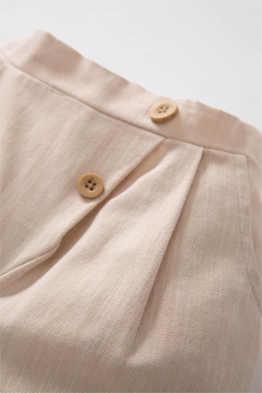 BÉBÉ GARÇON Beige Pantalon Coupe Classique Bébé Garçon