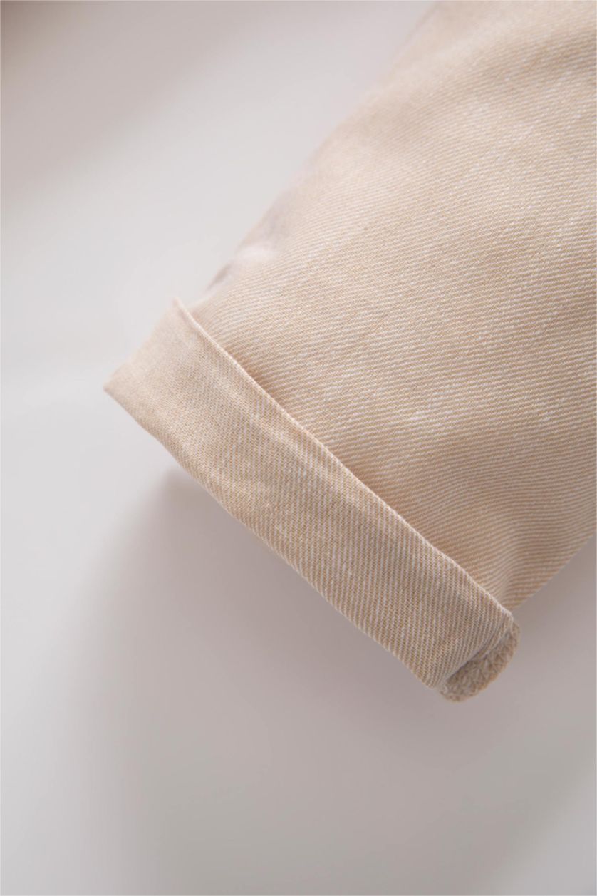 BÉBÉ GARÇON Beige Pantalon Coupe Classique Bébé Garçon