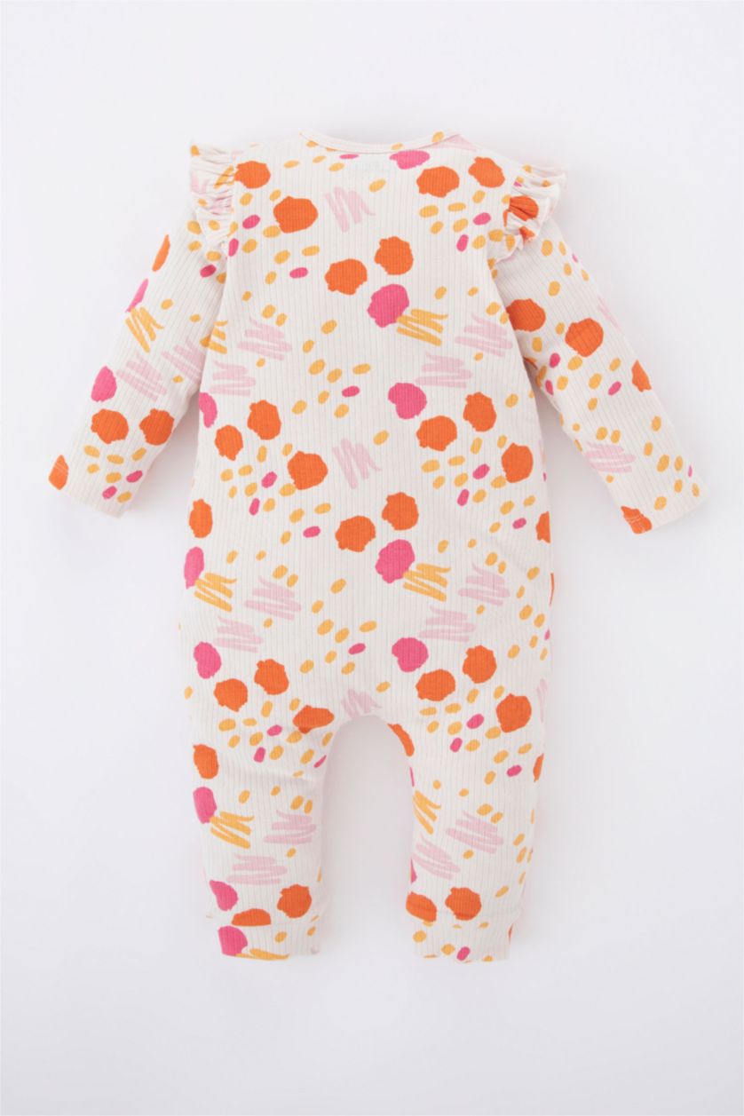 BABY GIRL Light Pink Baby Girl Newborn Organic Cotton Corded Camisole Jumpsuit