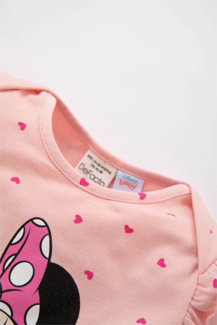 BABY GIRL Pink Baby Girl Newborn Disney Mickey & Minnie 2-pack Rompers