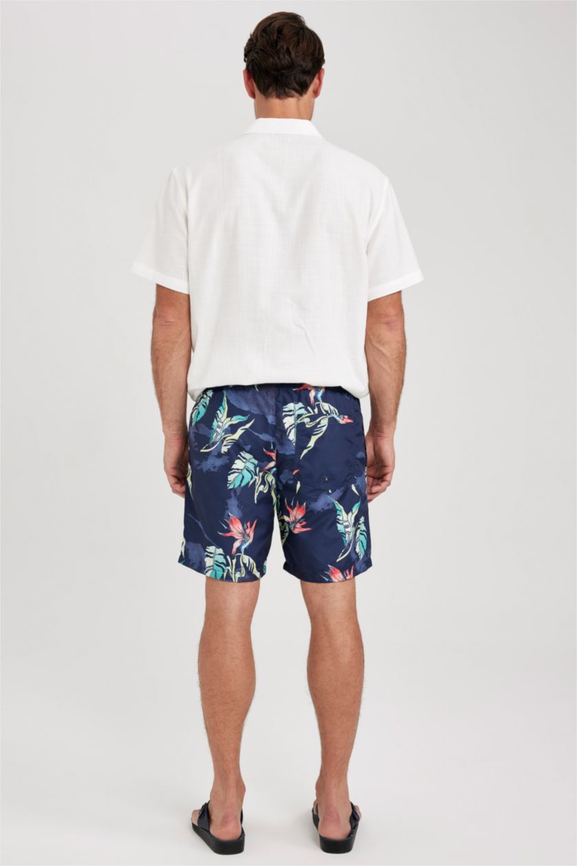 HOMME Marin Short De Plage Mi-Long Coupe Classique