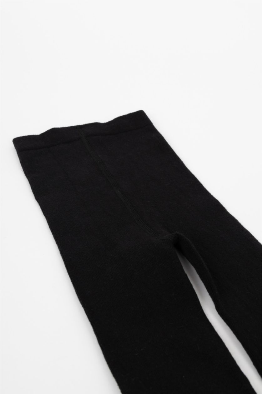 GARÇONS Noir Collants Coton Garçon