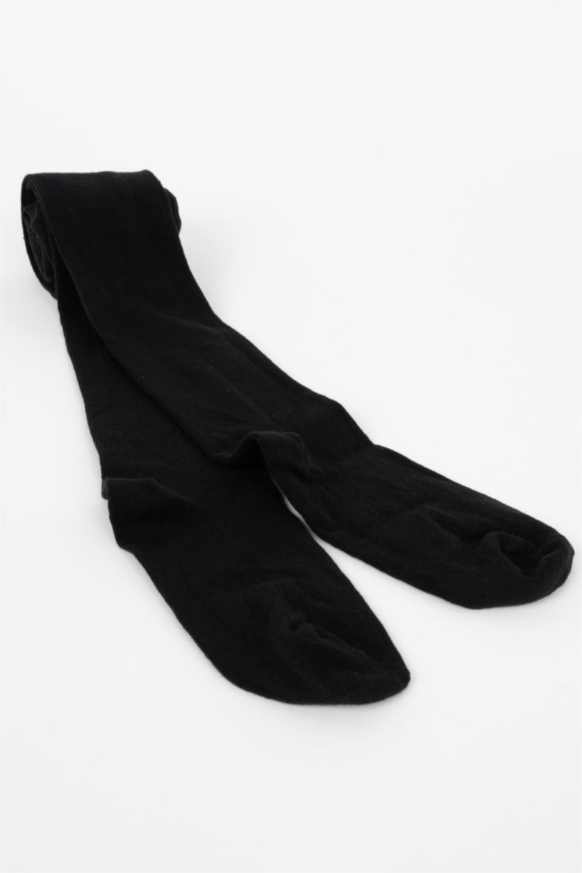 GARÇONS Noir Collants Coton Garçon