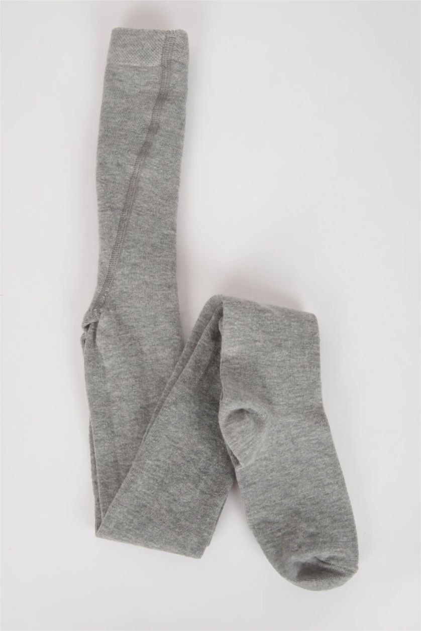 GARÇONS Gris Collants Coton Garçon