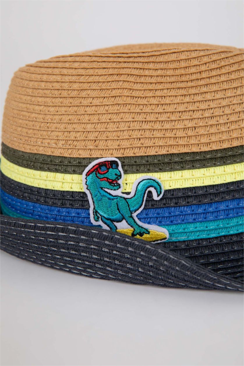 GARÇONS Beige Chapeau en Paille pour Garçon