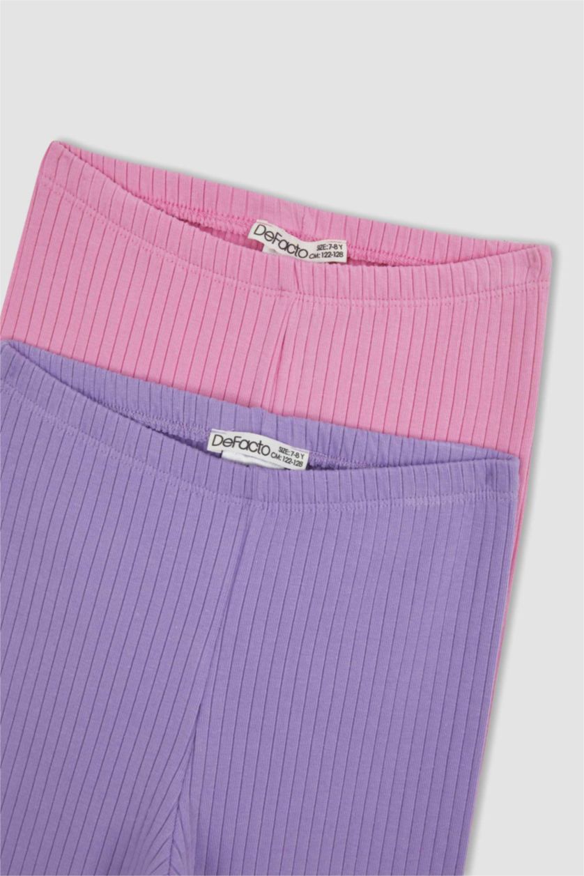 GIRLS & TEENS Pink Gir Midi Ribbed Camisole 2 Piece Leggings