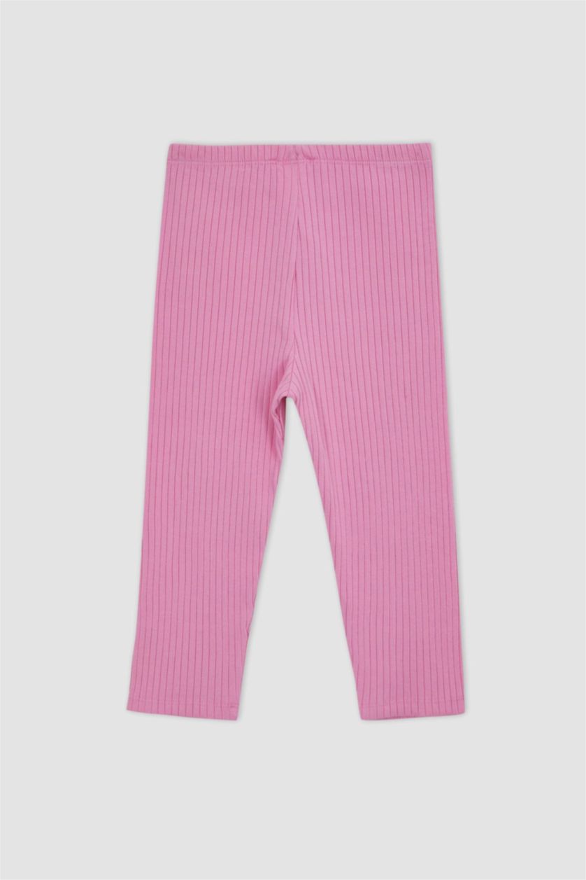 GIRLS & TEENS Pink Gir Midi Ribbed Camisole 2 Piece Leggings
