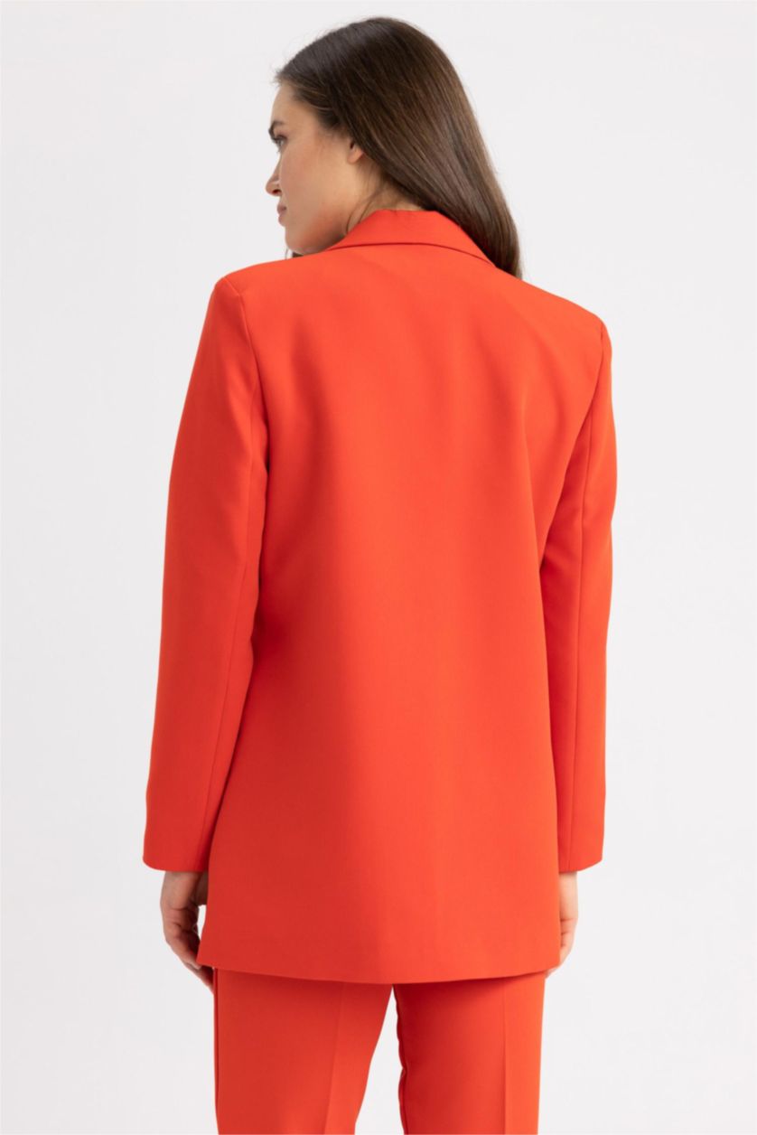 WOMAN Red Regular Fit Blazer