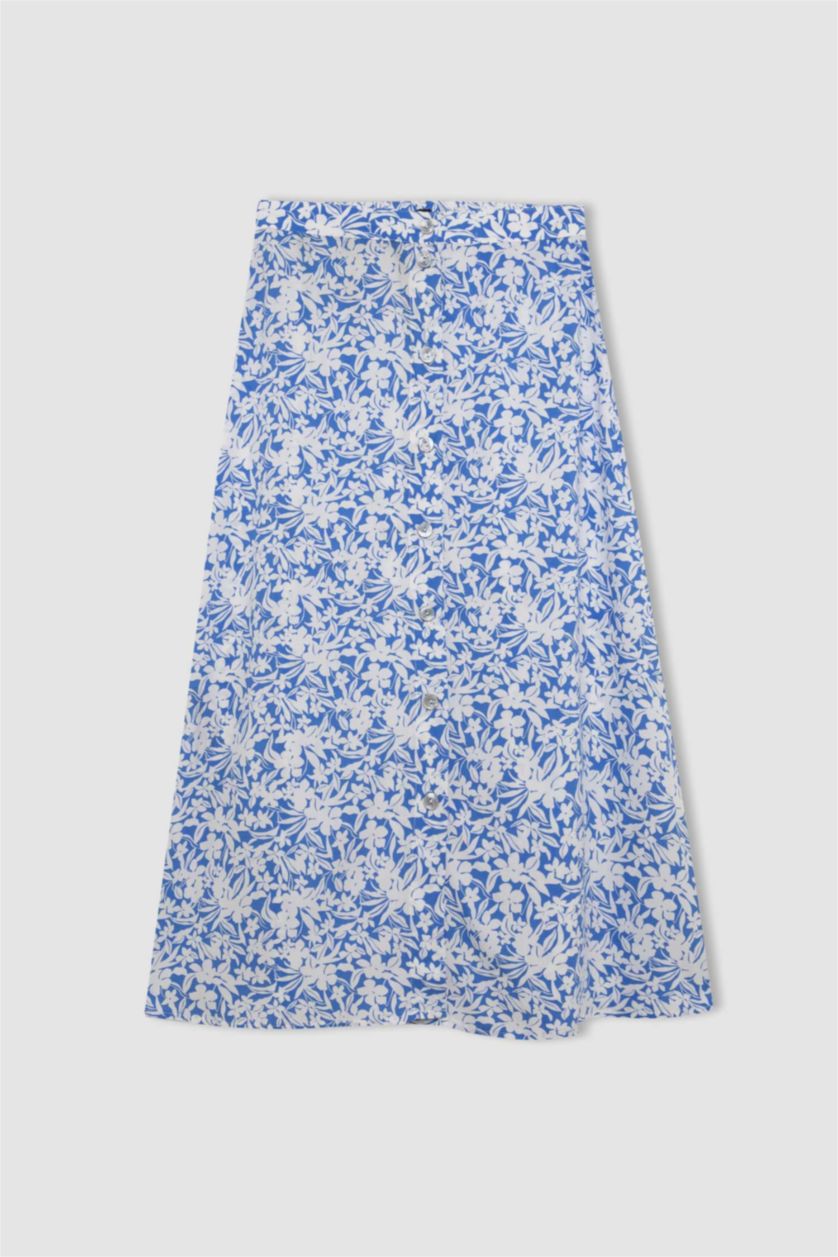 نساء اللون الملكي A Cut Midi