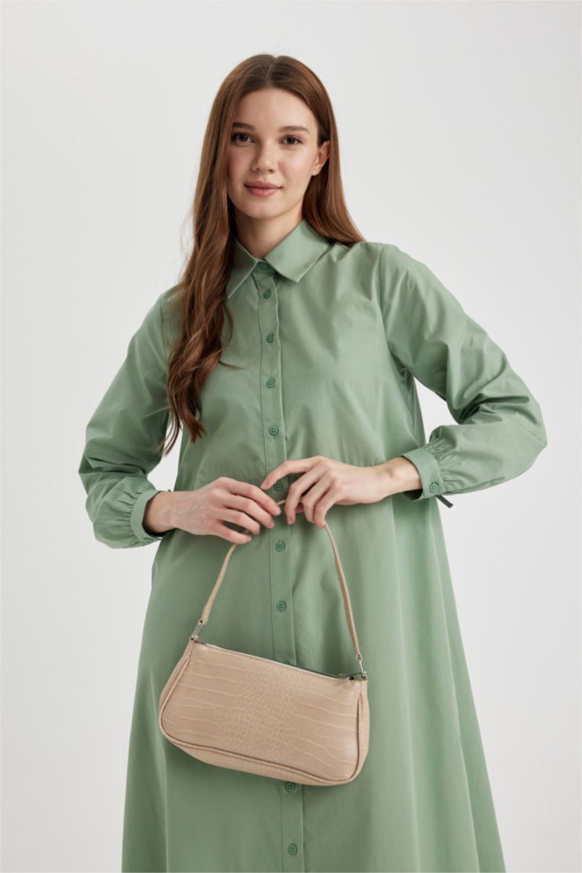 Kadın Vizon Kadın Suni Deri El Çantası