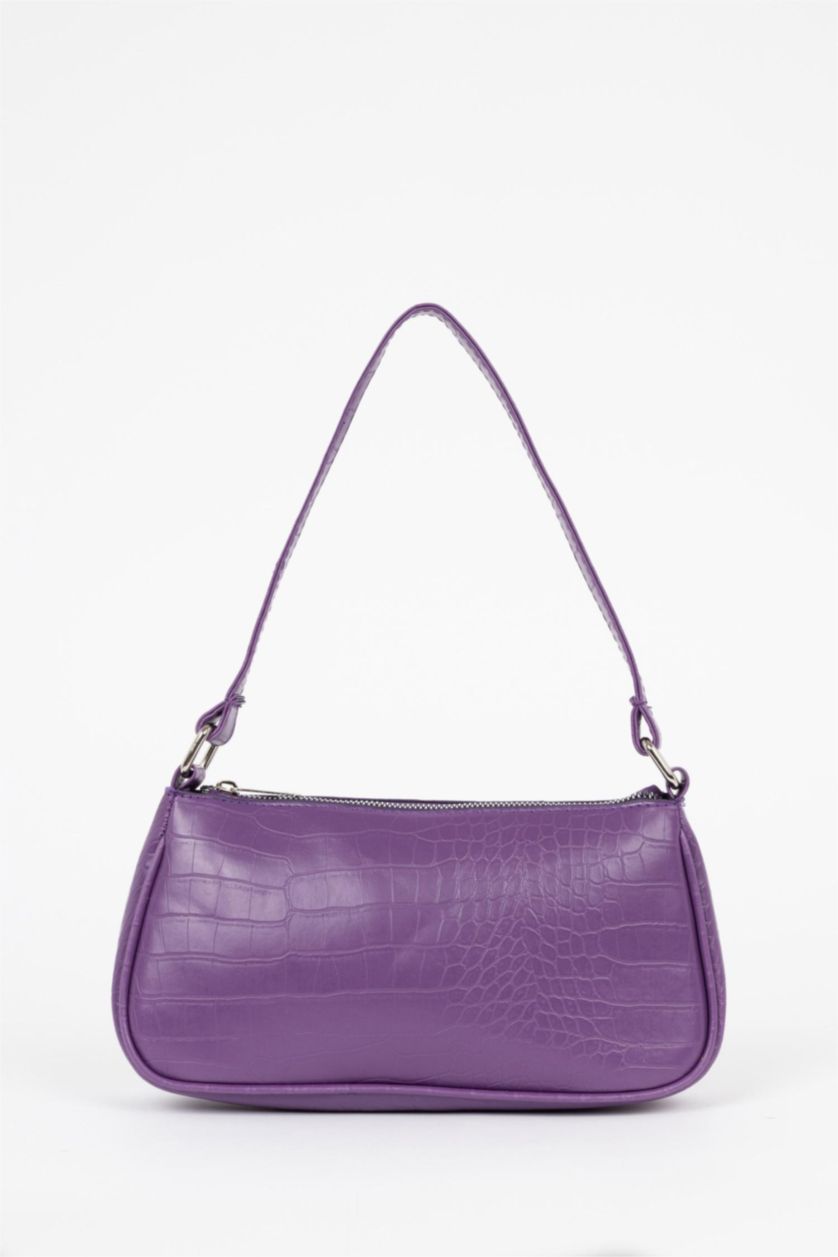 FEMME Violet Pochette En Similicuir Pour Femme