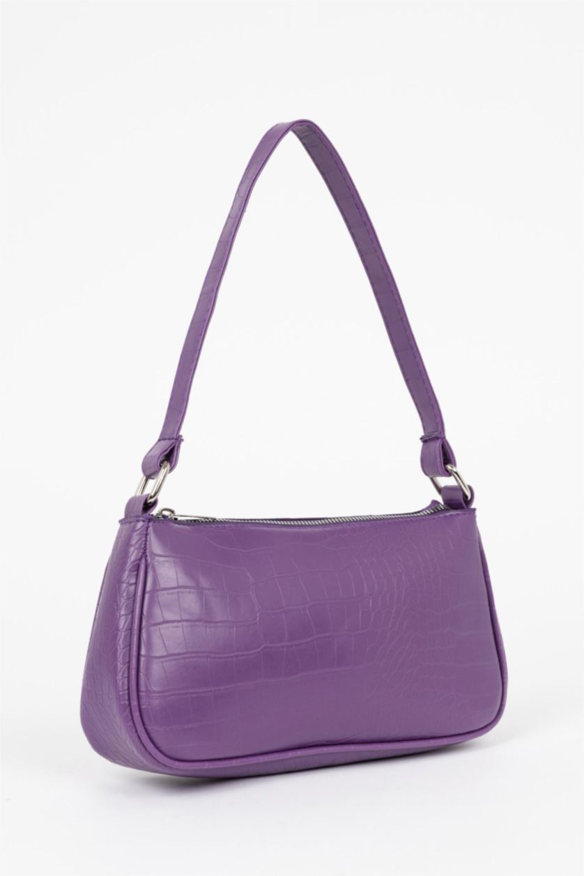 FEMME Violet Pochette En Similicuir Pour Femme