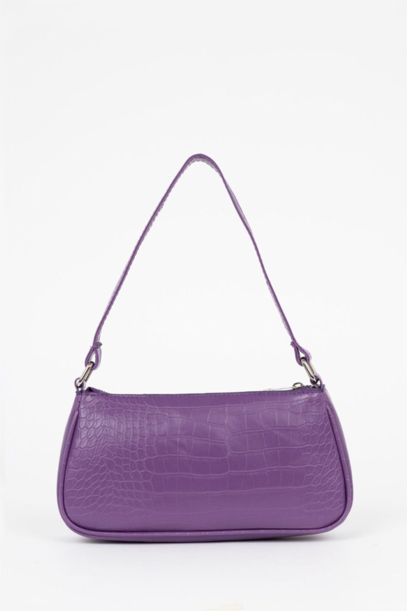 FEMME Violet Pochette En Similicuir Pour Femme
