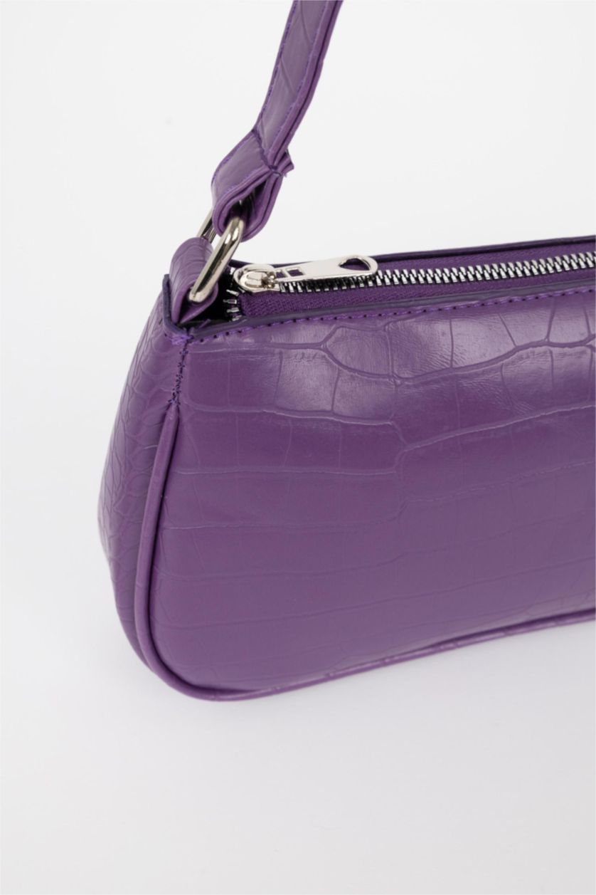 FEMME Violet Pochette En Similicuir Pour Femme