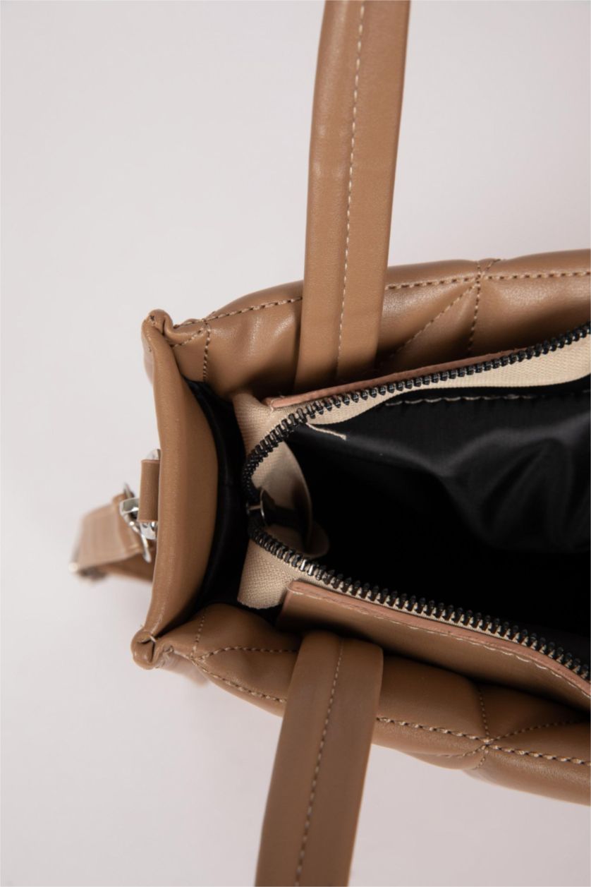 Kadın Bej Kadın Suni Deri El Çantası