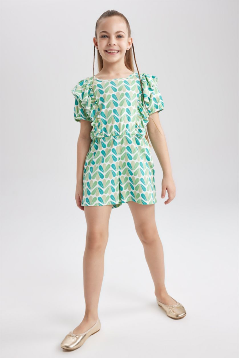 GIRLS & TEENS Mint Girl Cotton Overalls