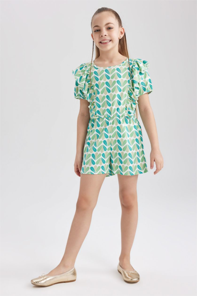 GIRLS & TEENS Mint Girl Cotton Overalls