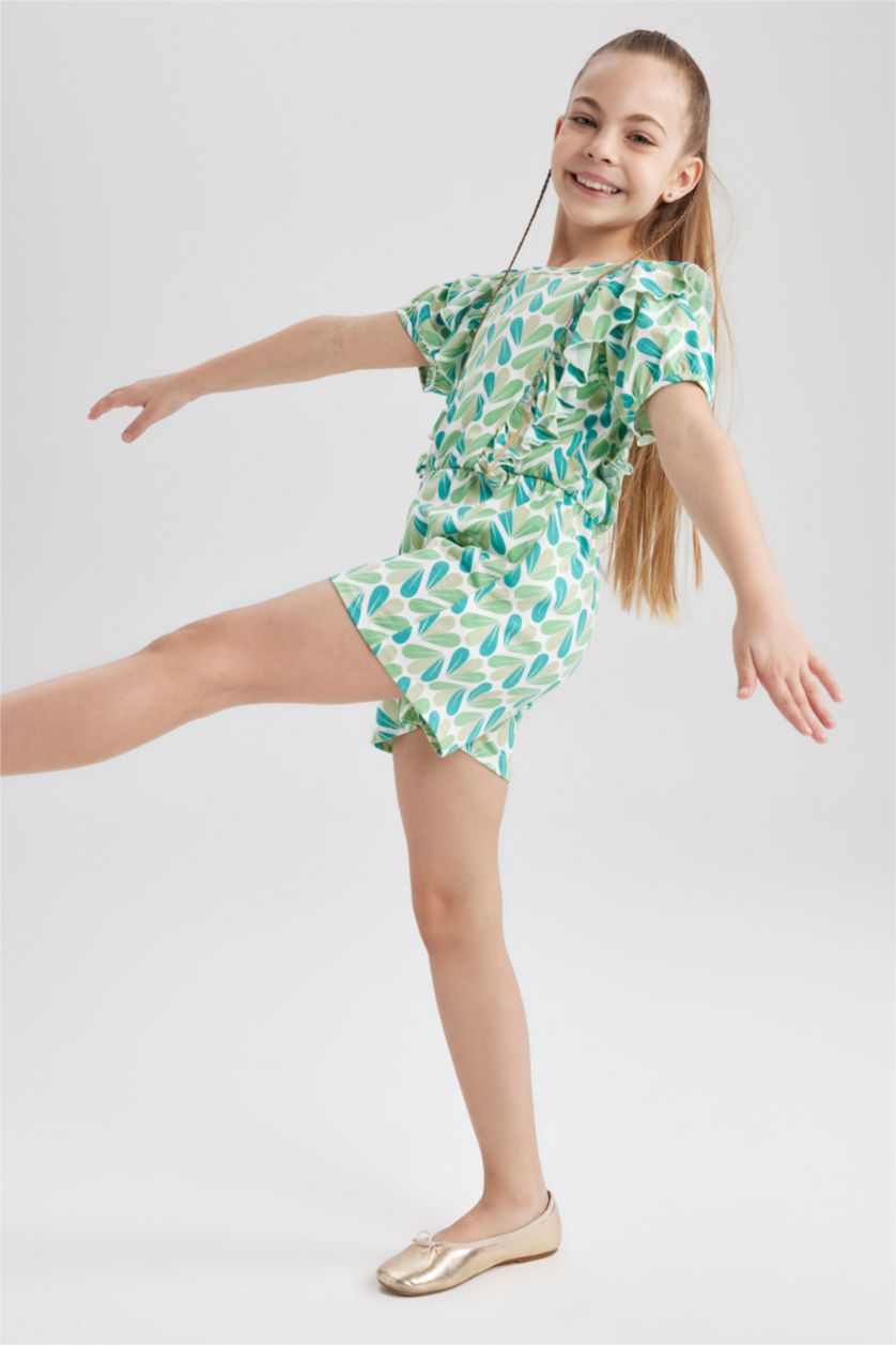 GIRLS & TEENS Mint Girl Cotton Overalls