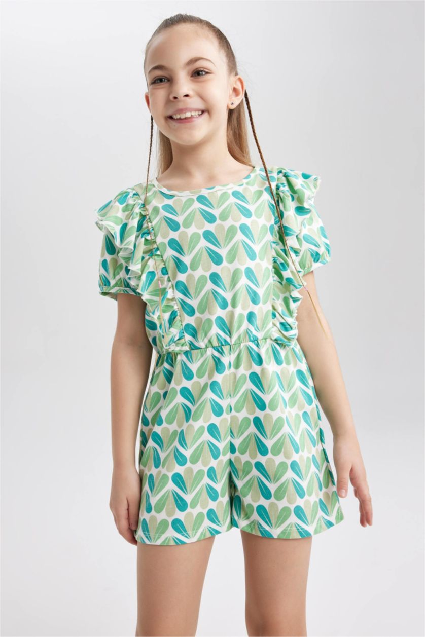 GIRLS & TEENS Mint Girl Cotton Overalls