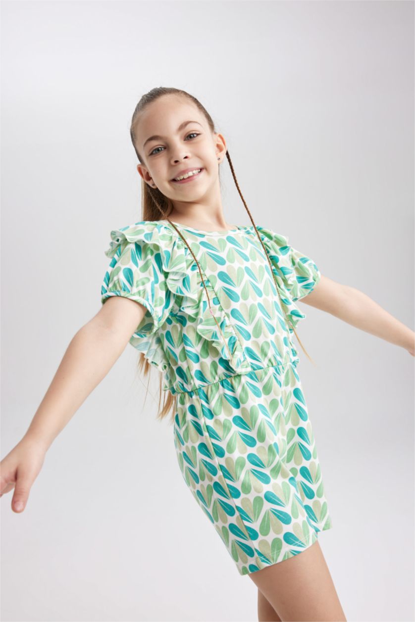 GIRLS & TEENS Mint Girl Cotton Overalls