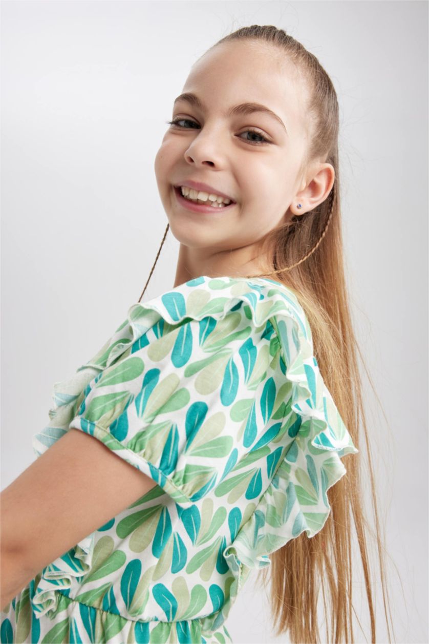 GIRLS & TEENS Mint Girl Cotton Overalls