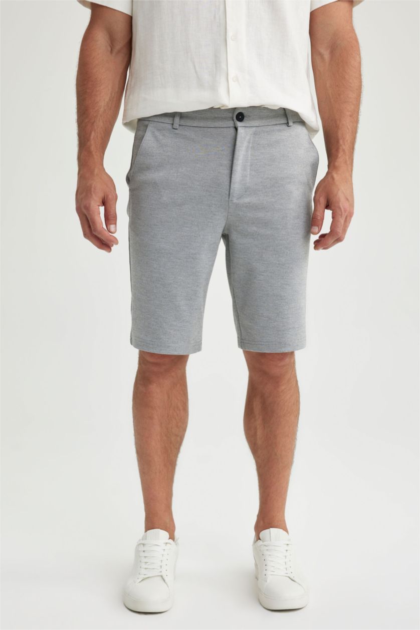 MAN White Modern Fit Resort Neck Short Sleeve Shirt