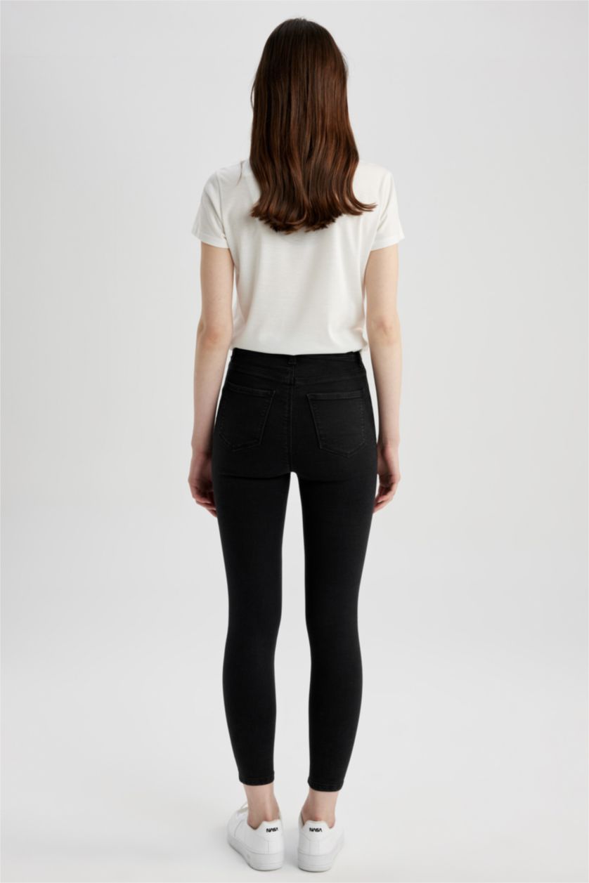 WOMAN Anthracite Super Skinny High Waist Jeans