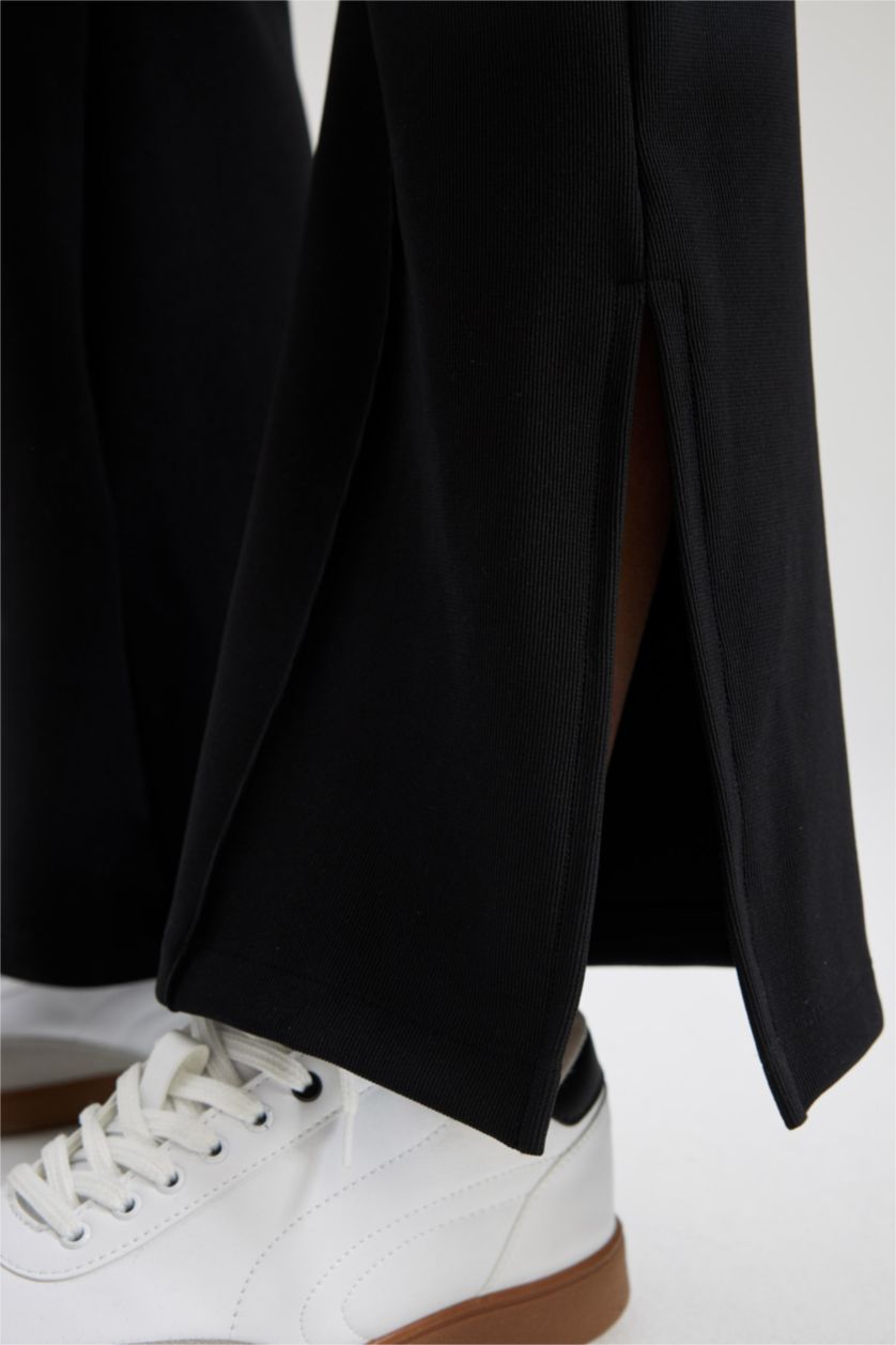 Kadın Siyah Yüksek Bel Tayt