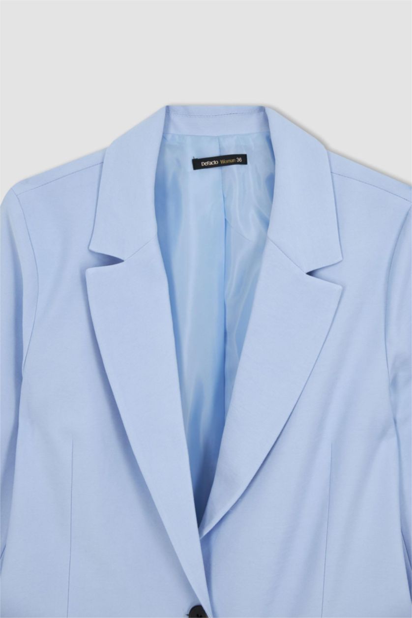 WOMAN Light Blue Loose Fit Blazer