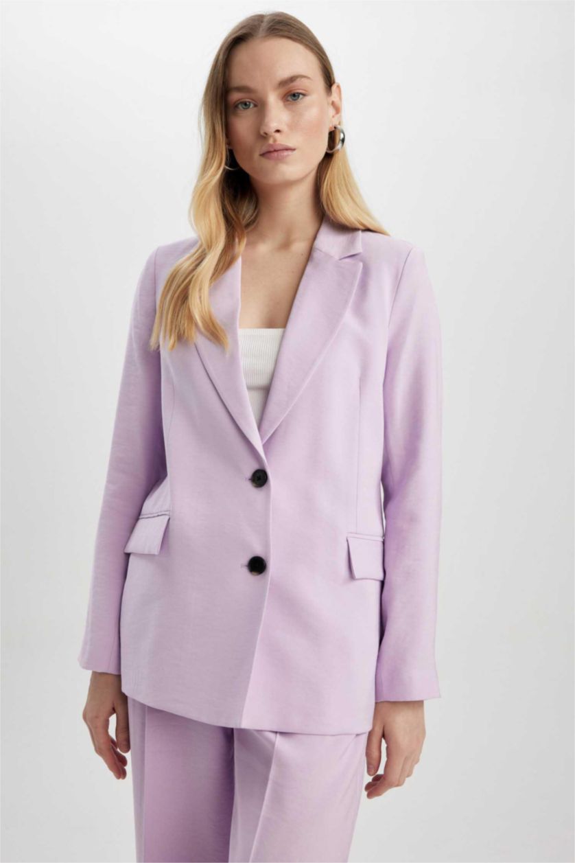 WOMAN Lilac Loose Fit Blazer