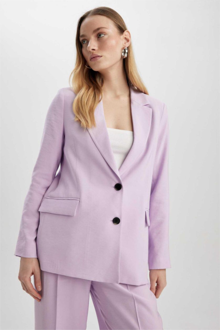 WOMAN Lilac Loose Fit Blazer