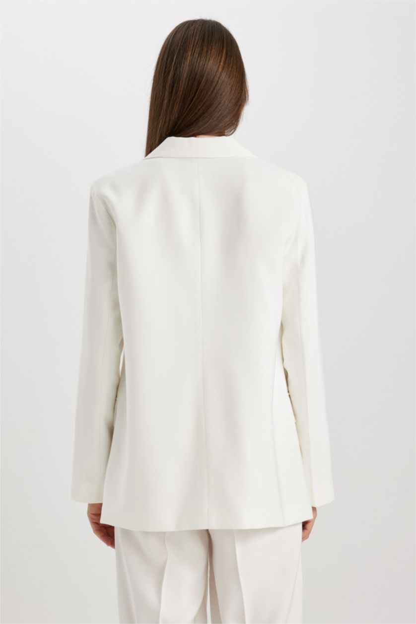 WOMAN White Loose Fit Blazer