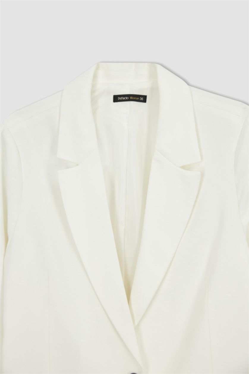 WOMAN White Loose Fit Blazer