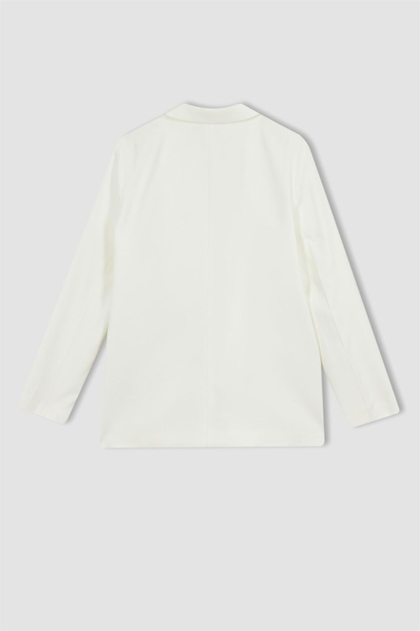 WOMAN White Loose Fit Blazer