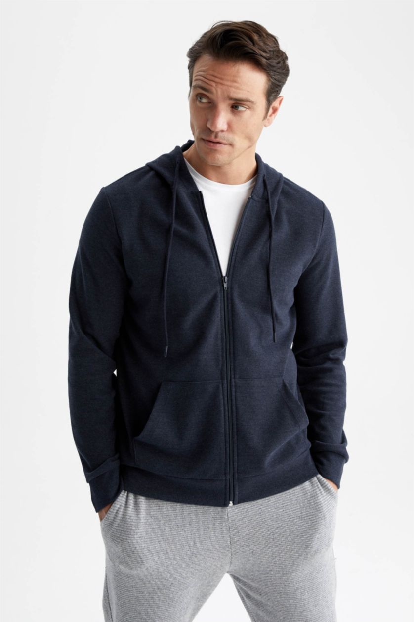 HOMME Indigo Gilet Coupe Classique