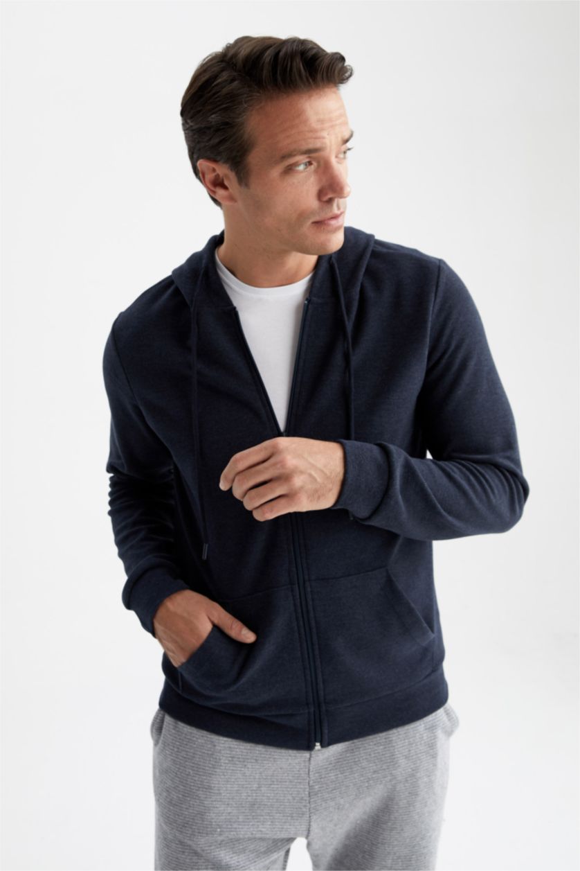 HOMME Indigo Gilet Coupe Classique