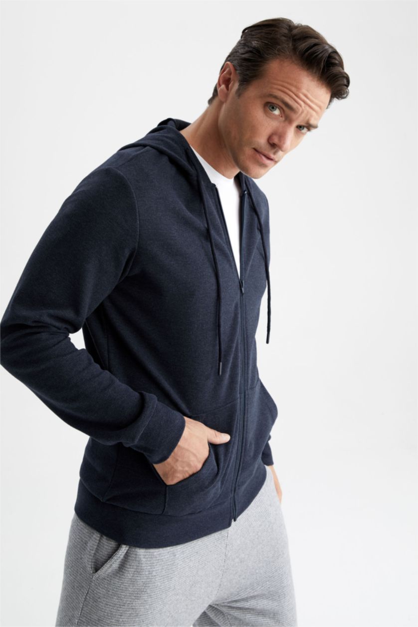 HOMME Indigo Gilet Coupe Classique